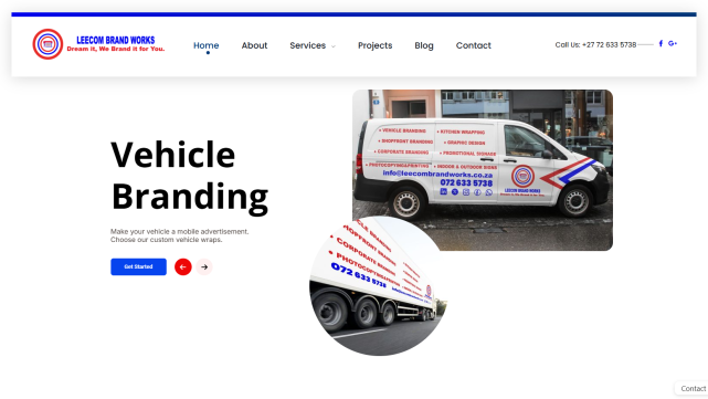 leecom website projects